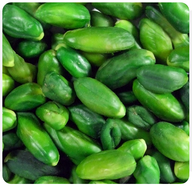 Green Peeled Pistachio Kernel Yfe Nuts