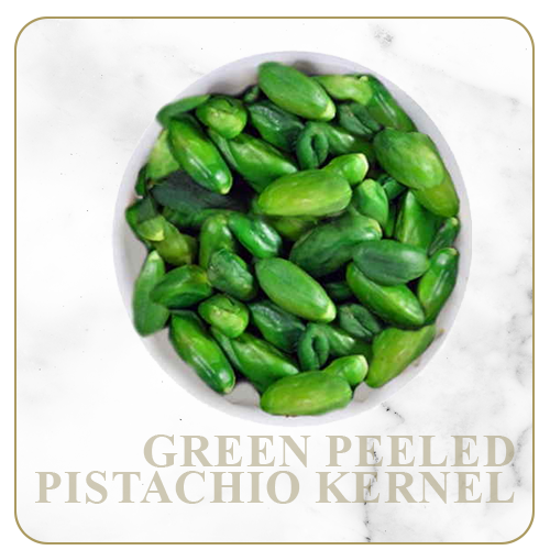 Green Peeled pistachio kernel